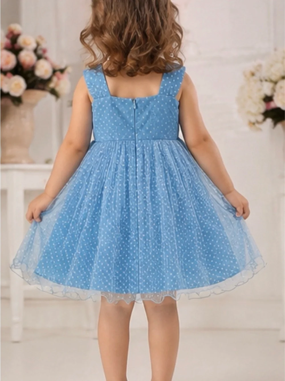 Like New - 4t Baby Blue precious Jessica Ann girls’ dress ! 💙